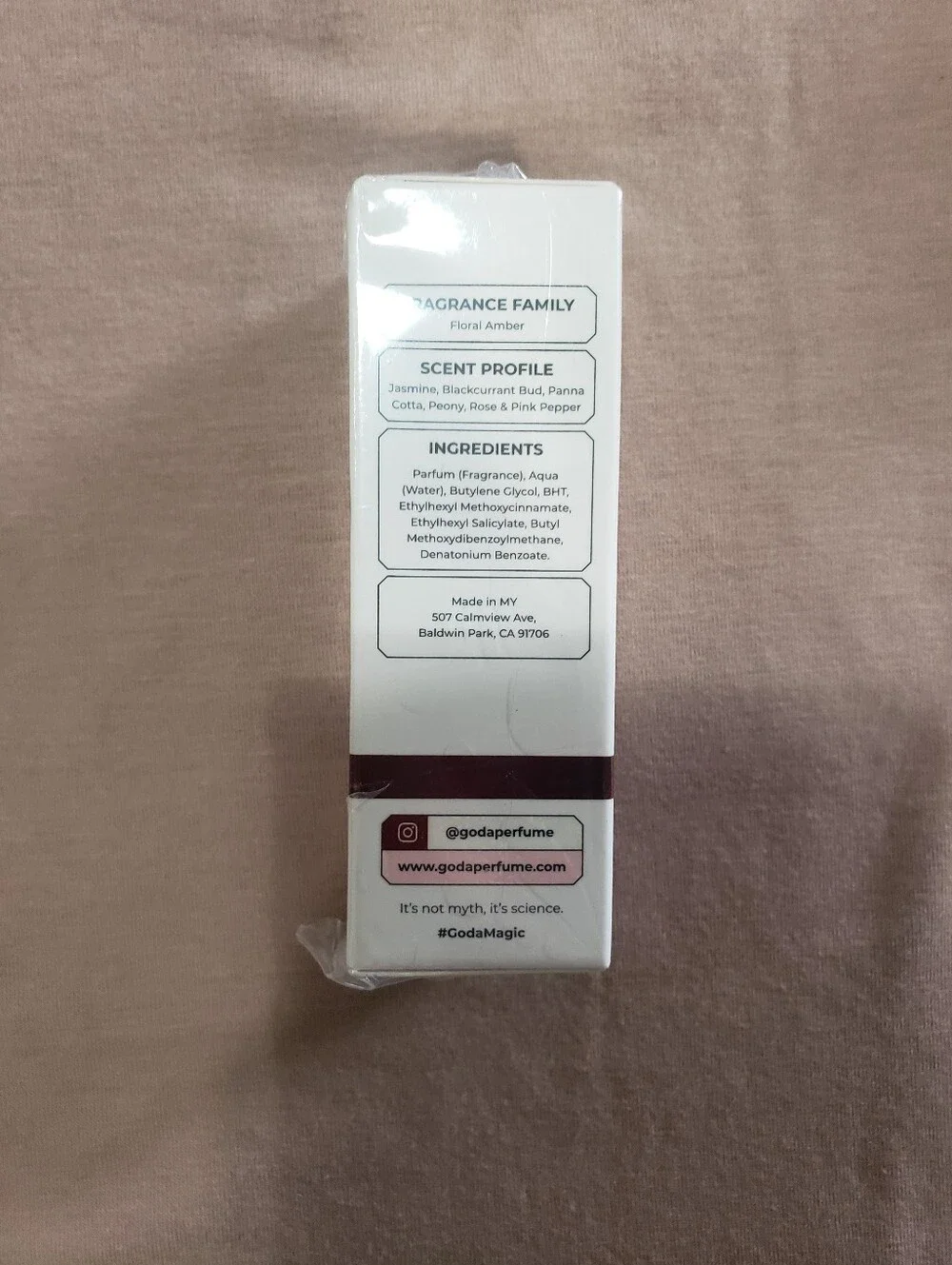 The Sense of Seduction For Her - White & Burgundy Pheromone Infused Oil